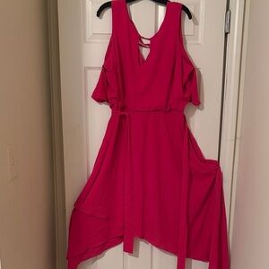 Lane Bryant Hot Pink Dress